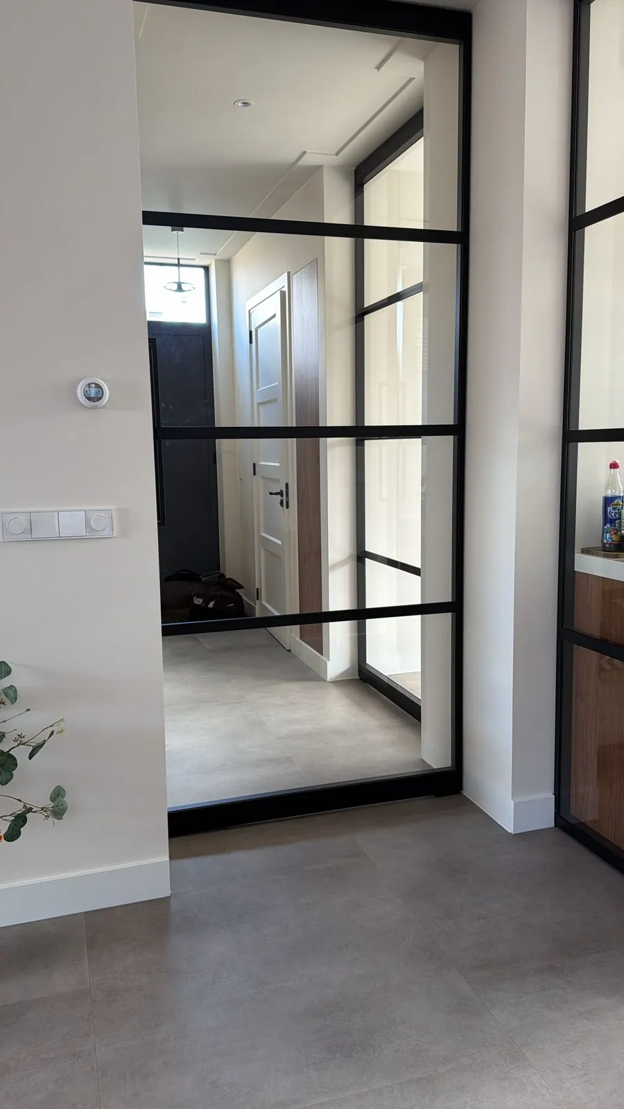 Stalen interieurdeur op maat met slanke Presto XS profielen